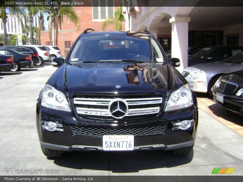 Black / Black 2007 Mercedes-Benz GL 450