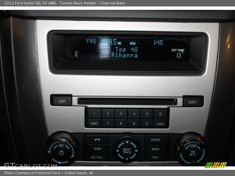 Tuxedo Black Metallic / Charcoal Black 2011 Ford Fusion SEL V6 AWD