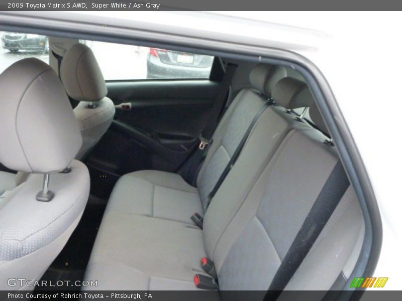 Super White / Ash Gray 2009 Toyota Matrix S AWD