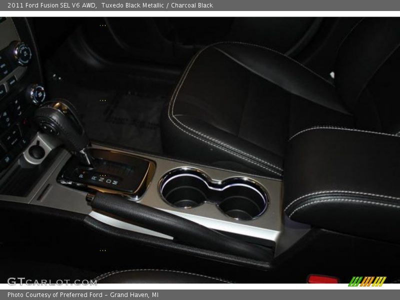 Tuxedo Black Metallic / Charcoal Black 2011 Ford Fusion SEL V6 AWD
