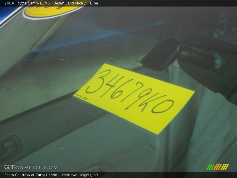 Desert Sand Mica / Taupe 2004 Toyota Camry LE V6