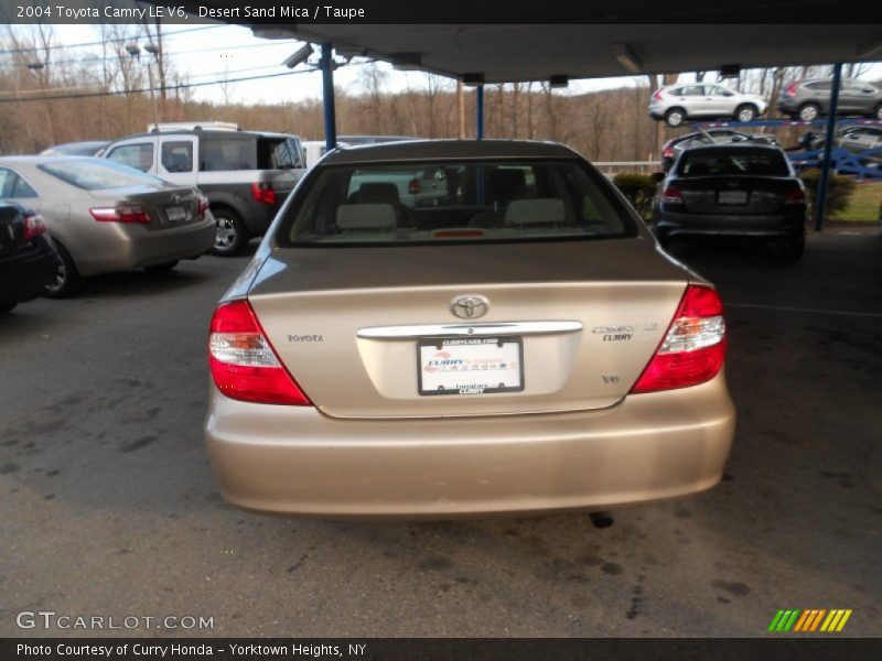 Desert Sand Mica / Taupe 2004 Toyota Camry LE V6
