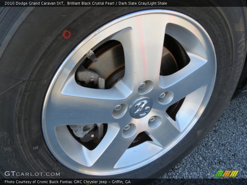 Brilliant Black Crystal Pearl / Dark Slate Gray/Light Shale 2010 Dodge Grand Caravan SXT