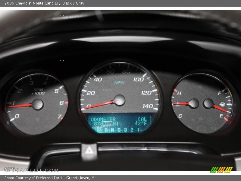 Black / Gray 2006 Chevrolet Monte Carlo LT