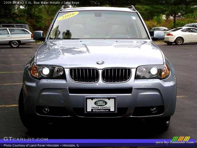 Blue Water Metallic / Sand Beige 2006 BMW X3 3.0i