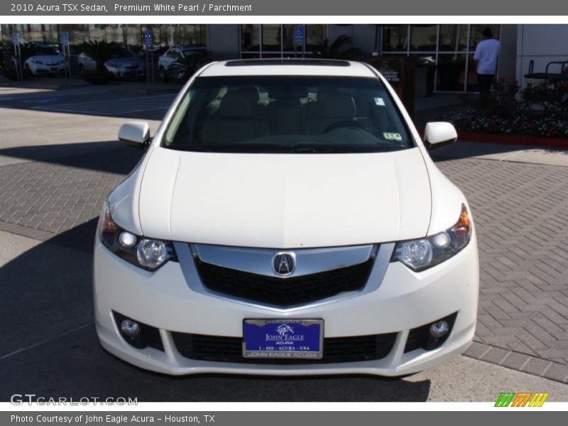 Premium White Pearl / Parchment 2010 Acura TSX Sedan