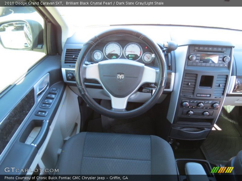 Brilliant Black Crystal Pearl / Dark Slate Gray/Light Shale 2010 Dodge Grand Caravan SXT