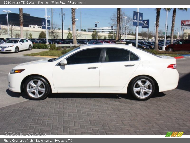 Premium White Pearl / Parchment 2010 Acura TSX Sedan