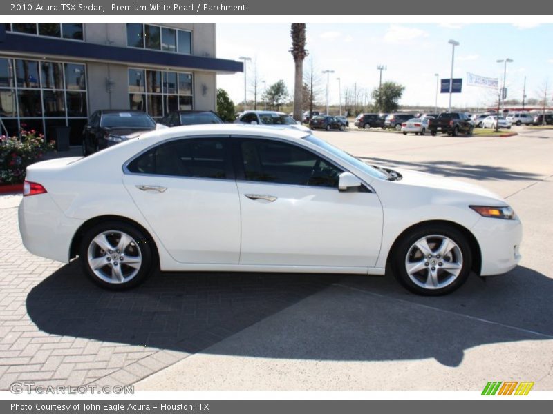 Premium White Pearl / Parchment 2010 Acura TSX Sedan