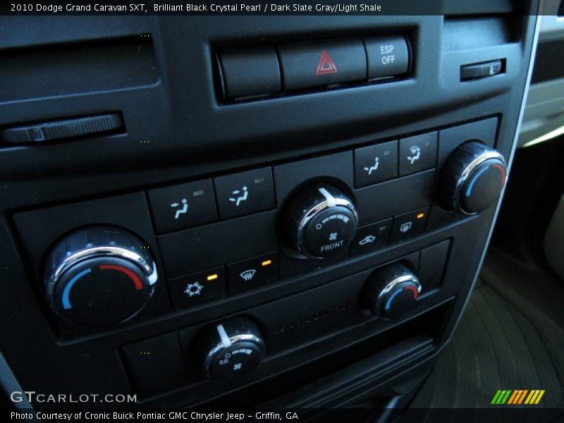 Brilliant Black Crystal Pearl / Dark Slate Gray/Light Shale 2010 Dodge Grand Caravan SXT
