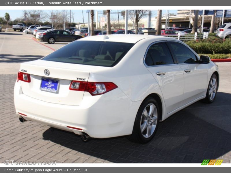 Premium White Pearl / Parchment 2010 Acura TSX Sedan