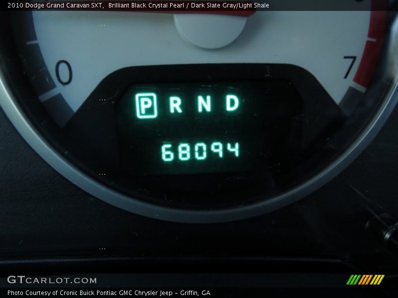 Brilliant Black Crystal Pearl / Dark Slate Gray/Light Shale 2010 Dodge Grand Caravan SXT