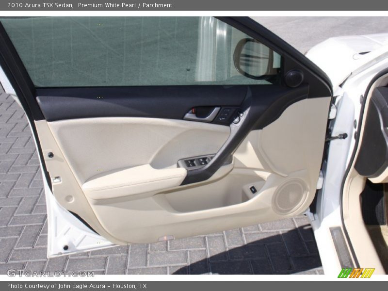Premium White Pearl / Parchment 2010 Acura TSX Sedan