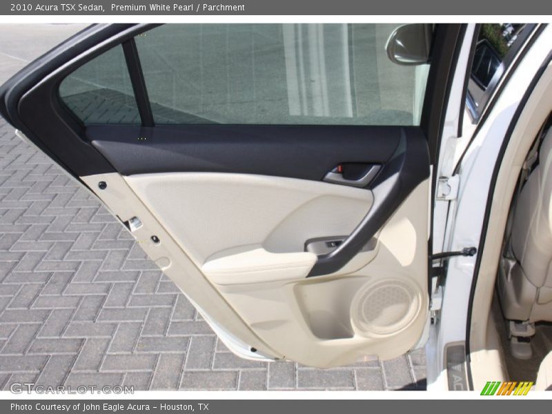 Premium White Pearl / Parchment 2010 Acura TSX Sedan
