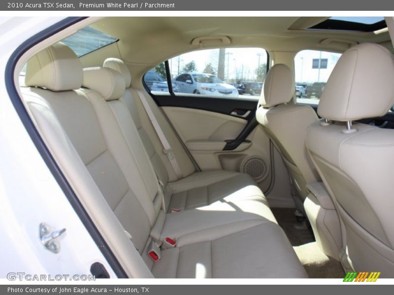 Premium White Pearl / Parchment 2010 Acura TSX Sedan