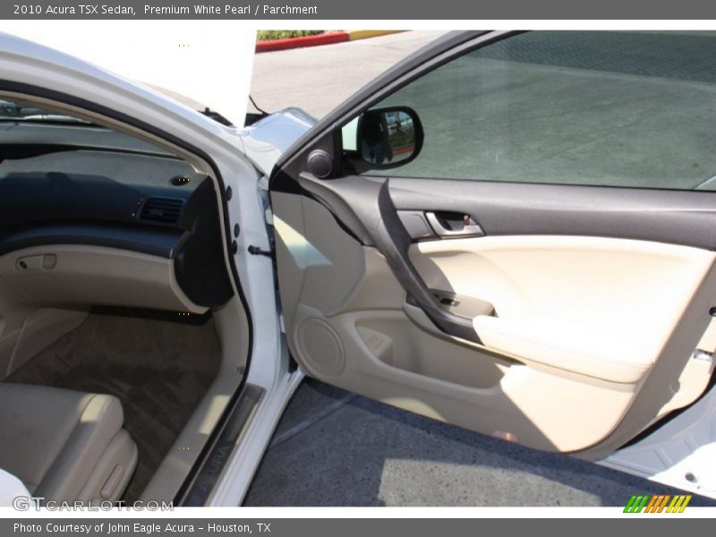Premium White Pearl / Parchment 2010 Acura TSX Sedan