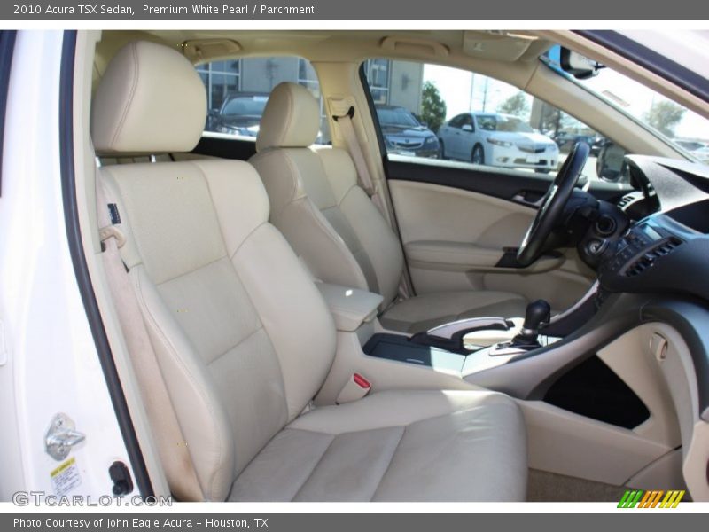 Premium White Pearl / Parchment 2010 Acura TSX Sedan