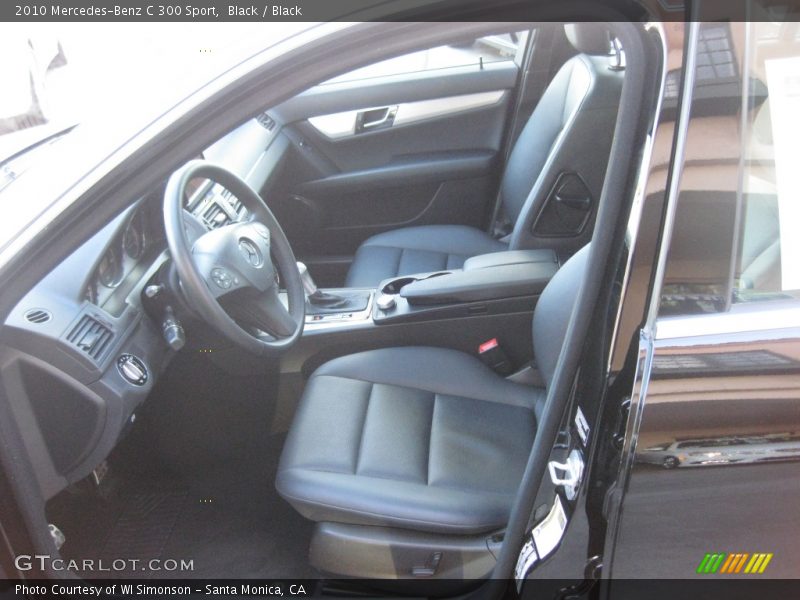 Black / Black 2010 Mercedes-Benz C 300 Sport