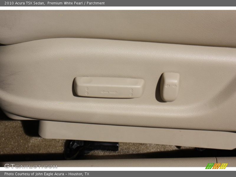 Premium White Pearl / Parchment 2010 Acura TSX Sedan