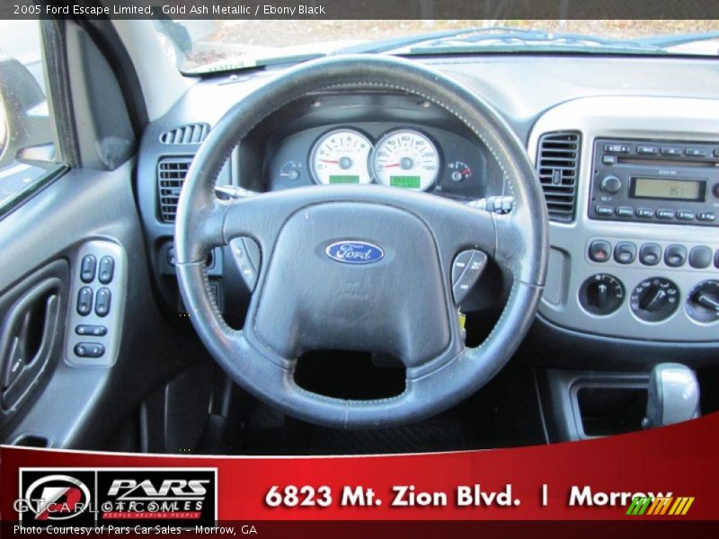 Gold Ash Metallic / Ebony Black 2005 Ford Escape Limited