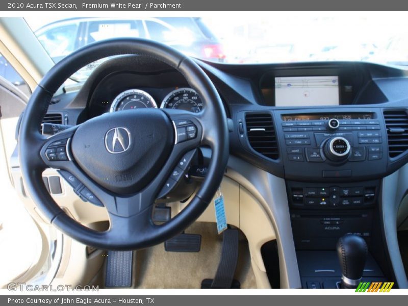 Premium White Pearl / Parchment 2010 Acura TSX Sedan