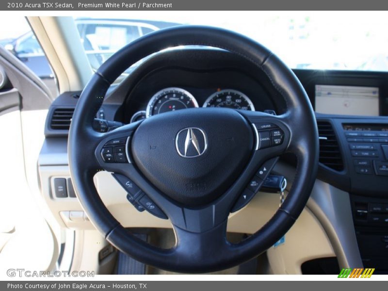 Premium White Pearl / Parchment 2010 Acura TSX Sedan