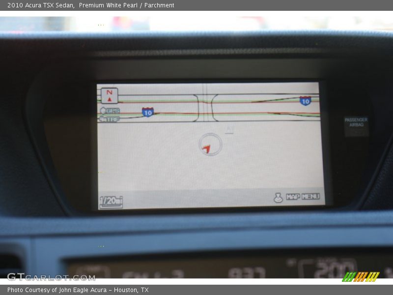 Premium White Pearl / Parchment 2010 Acura TSX Sedan