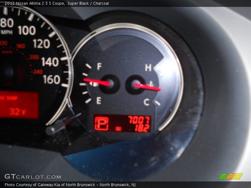 Super Black / Charcoal 2012 Nissan Altima 2.5 S Coupe