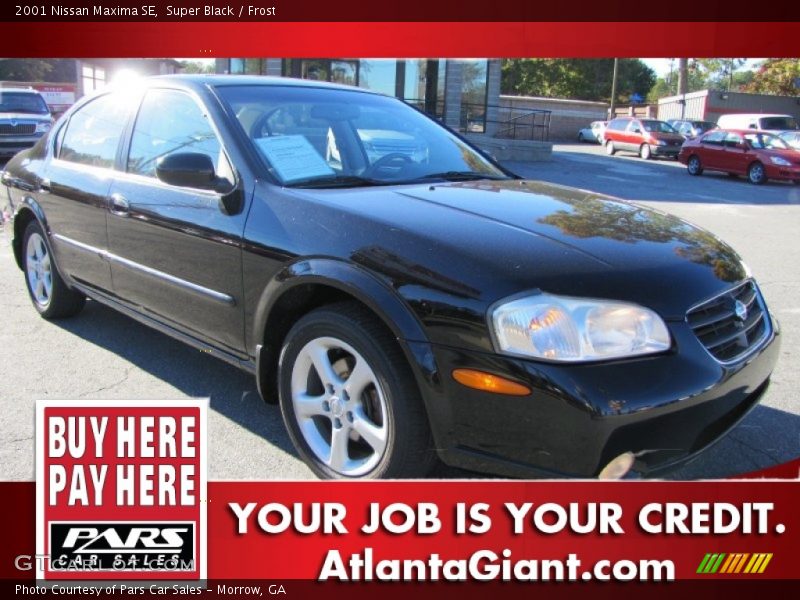 Super Black / Frost 2001 Nissan Maxima SE