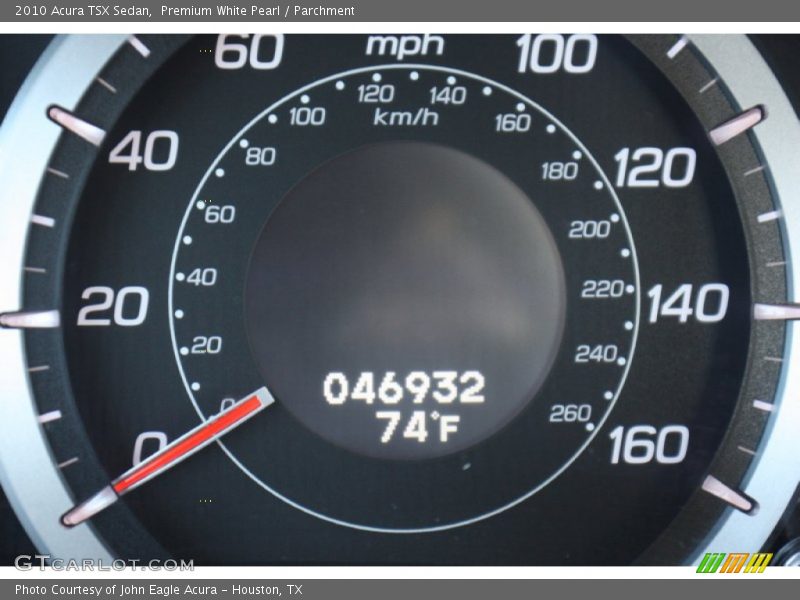 Premium White Pearl / Parchment 2010 Acura TSX Sedan