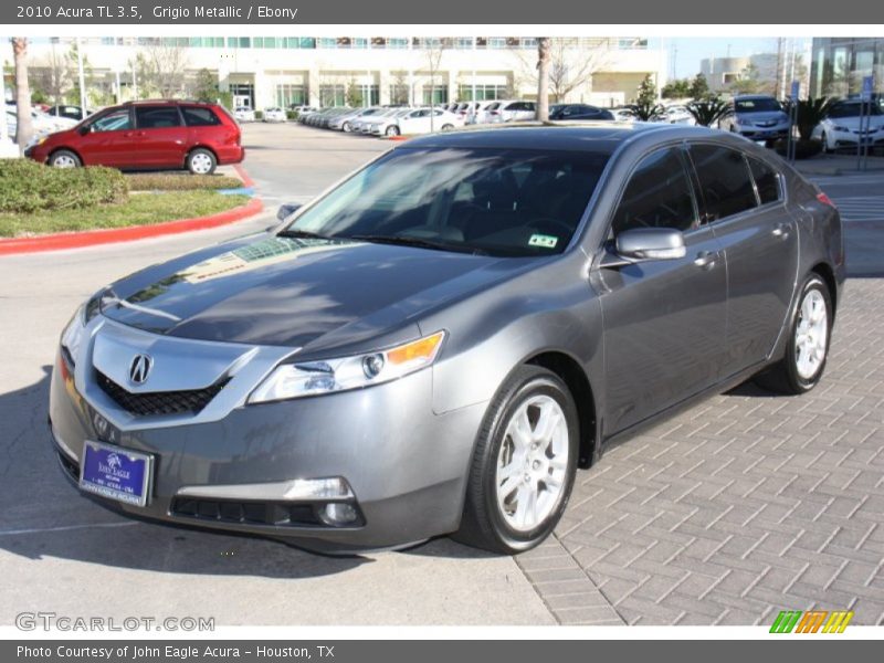 Grigio Metallic / Ebony 2010 Acura TL 3.5
