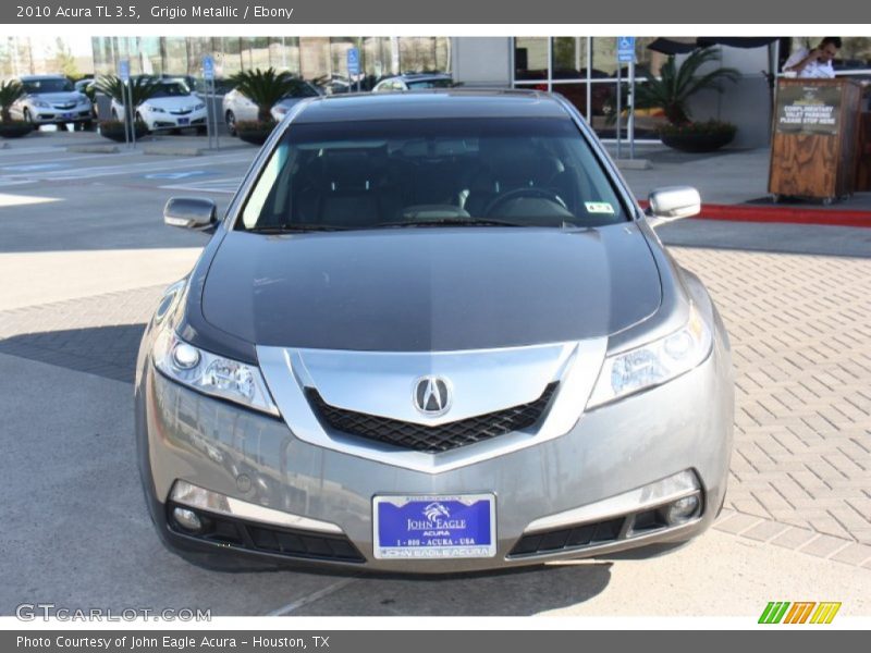 Grigio Metallic / Ebony 2010 Acura TL 3.5