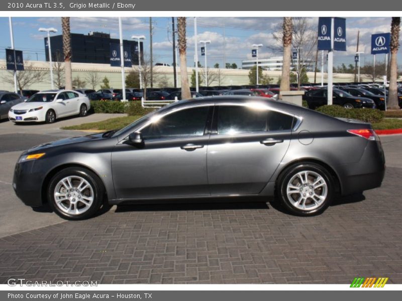 Grigio Metallic / Ebony 2010 Acura TL 3.5