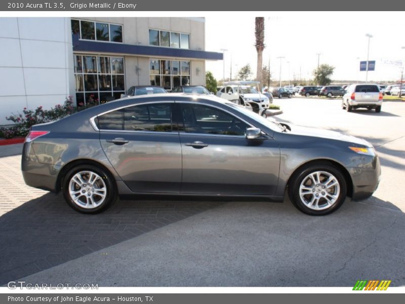 Grigio Metallic / Ebony 2010 Acura TL 3.5