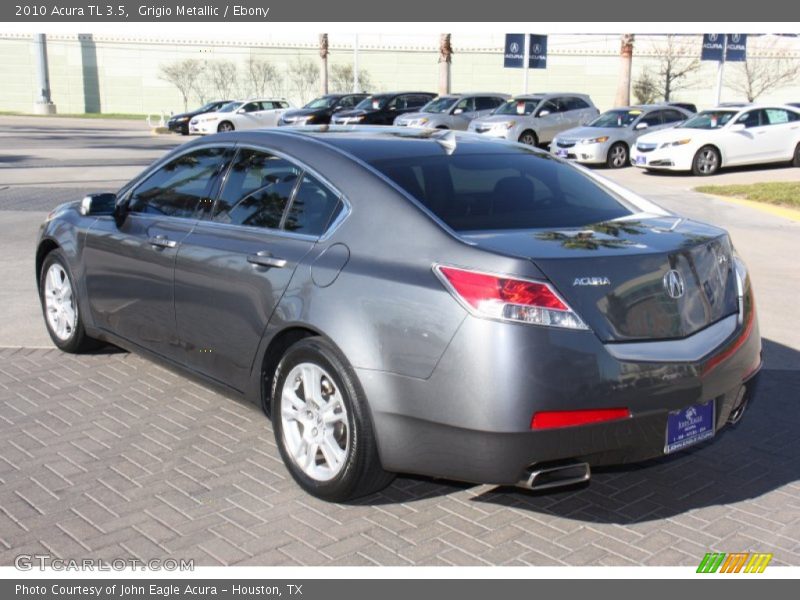 Grigio Metallic / Ebony 2010 Acura TL 3.5