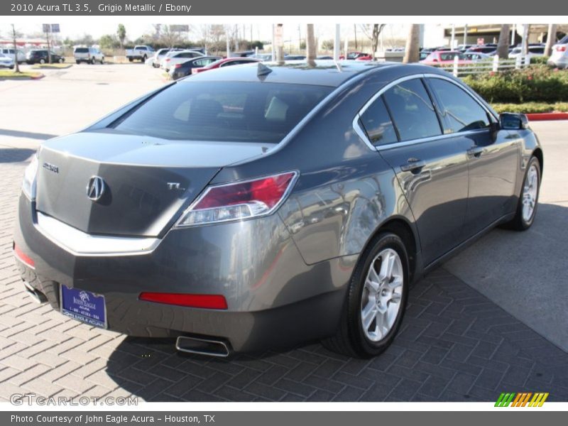 Grigio Metallic / Ebony 2010 Acura TL 3.5