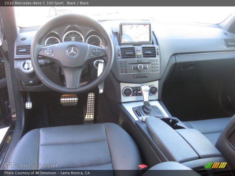 Black / Black 2010 Mercedes-Benz C 300 Sport