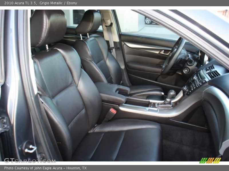 Grigio Metallic / Ebony 2010 Acura TL 3.5