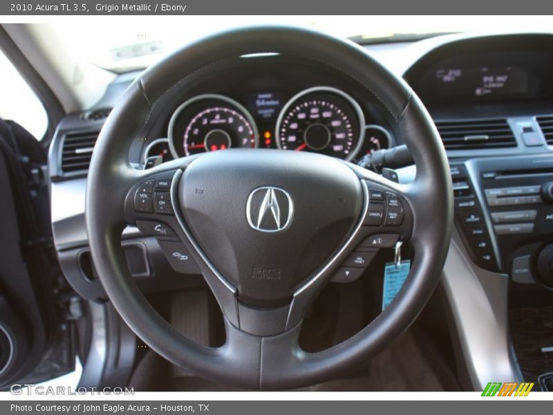 Grigio Metallic / Ebony 2010 Acura TL 3.5