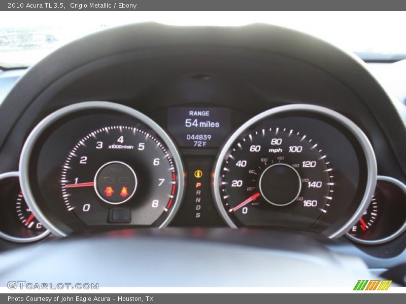 Grigio Metallic / Ebony 2010 Acura TL 3.5