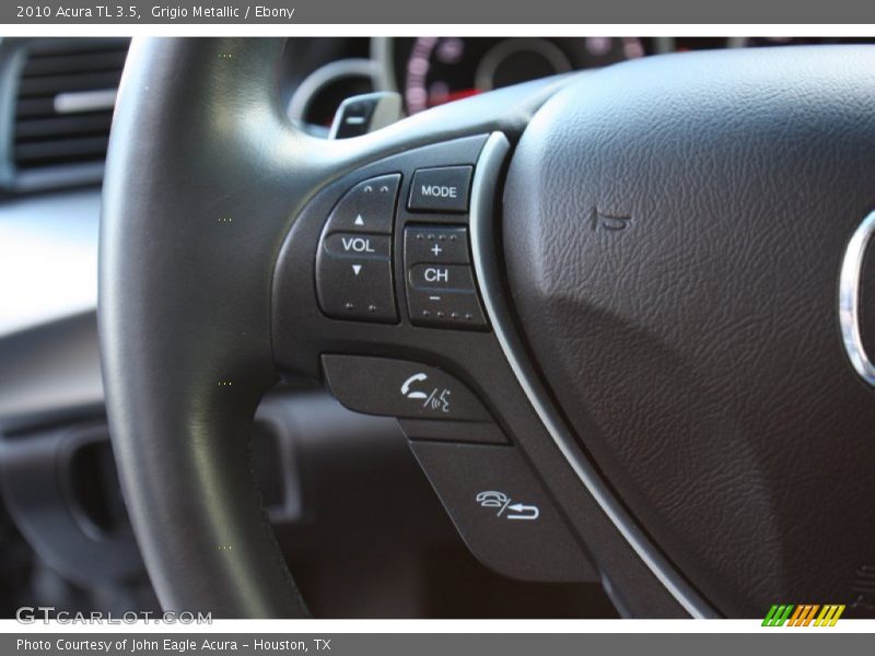 Grigio Metallic / Ebony 2010 Acura TL 3.5