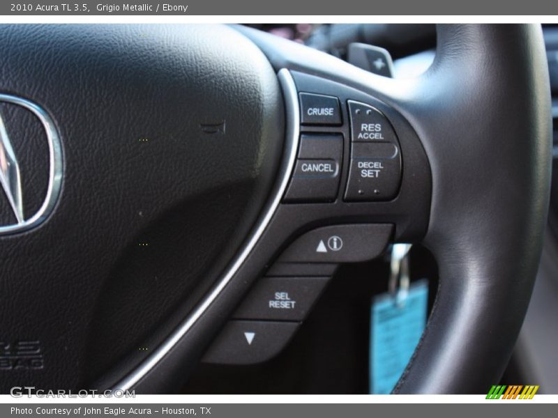 Grigio Metallic / Ebony 2010 Acura TL 3.5