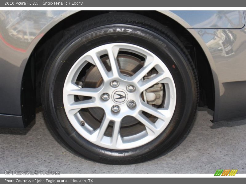 Grigio Metallic / Ebony 2010 Acura TL 3.5