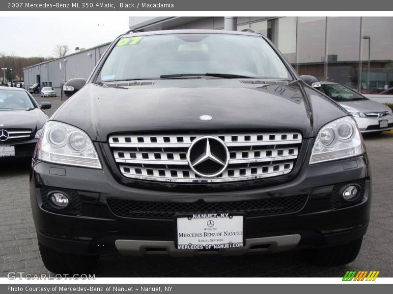 Black / Macadamia 2007 Mercedes-Benz ML 350 4Matic