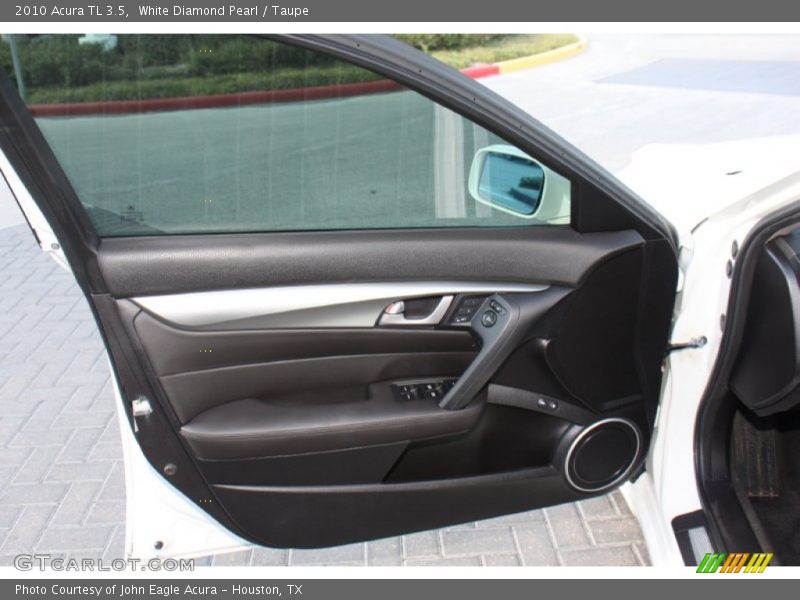White Diamond Pearl / Taupe 2010 Acura TL 3.5