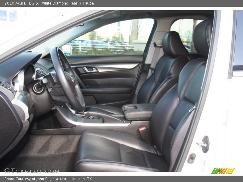 White Diamond Pearl / Taupe 2010 Acura TL 3.5