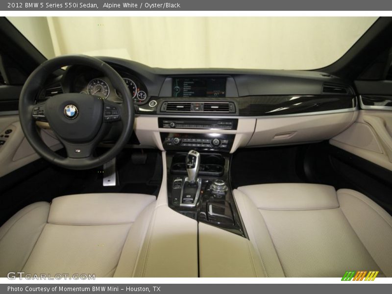 Alpine White / Oyster/Black 2012 BMW 5 Series 550i Sedan