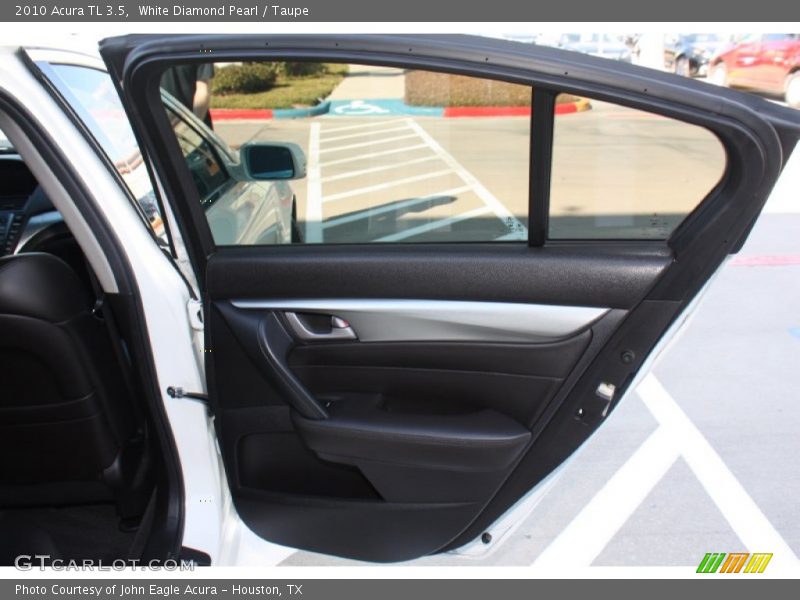 White Diamond Pearl / Taupe 2010 Acura TL 3.5