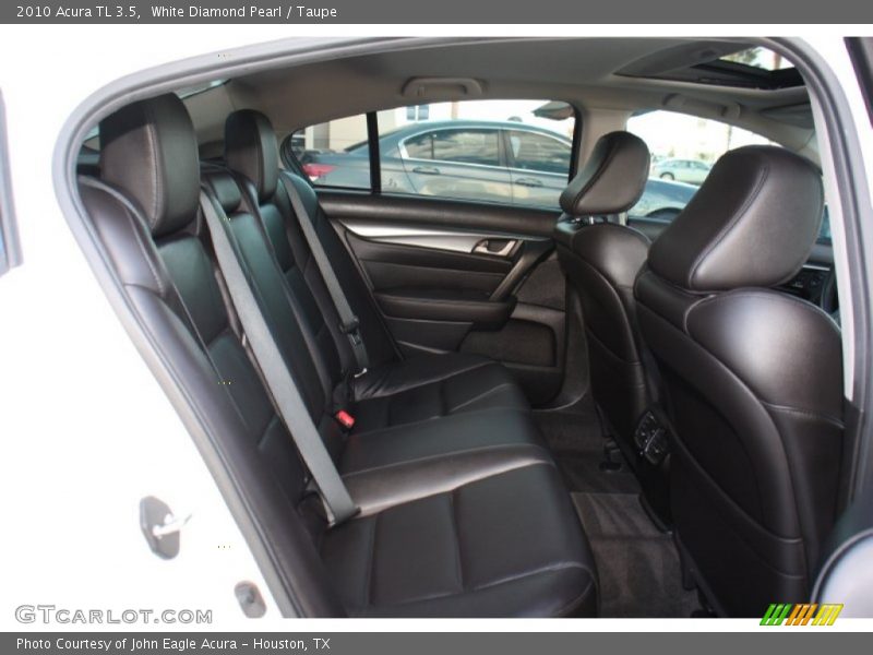 White Diamond Pearl / Taupe 2010 Acura TL 3.5
