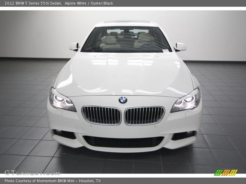 Alpine White / Oyster/Black 2012 BMW 5 Series 550i Sedan